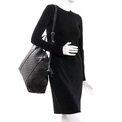 Gucci Guccissima Large GG Charm Convertible Dome Satchel Dark Brown 2 of 11
