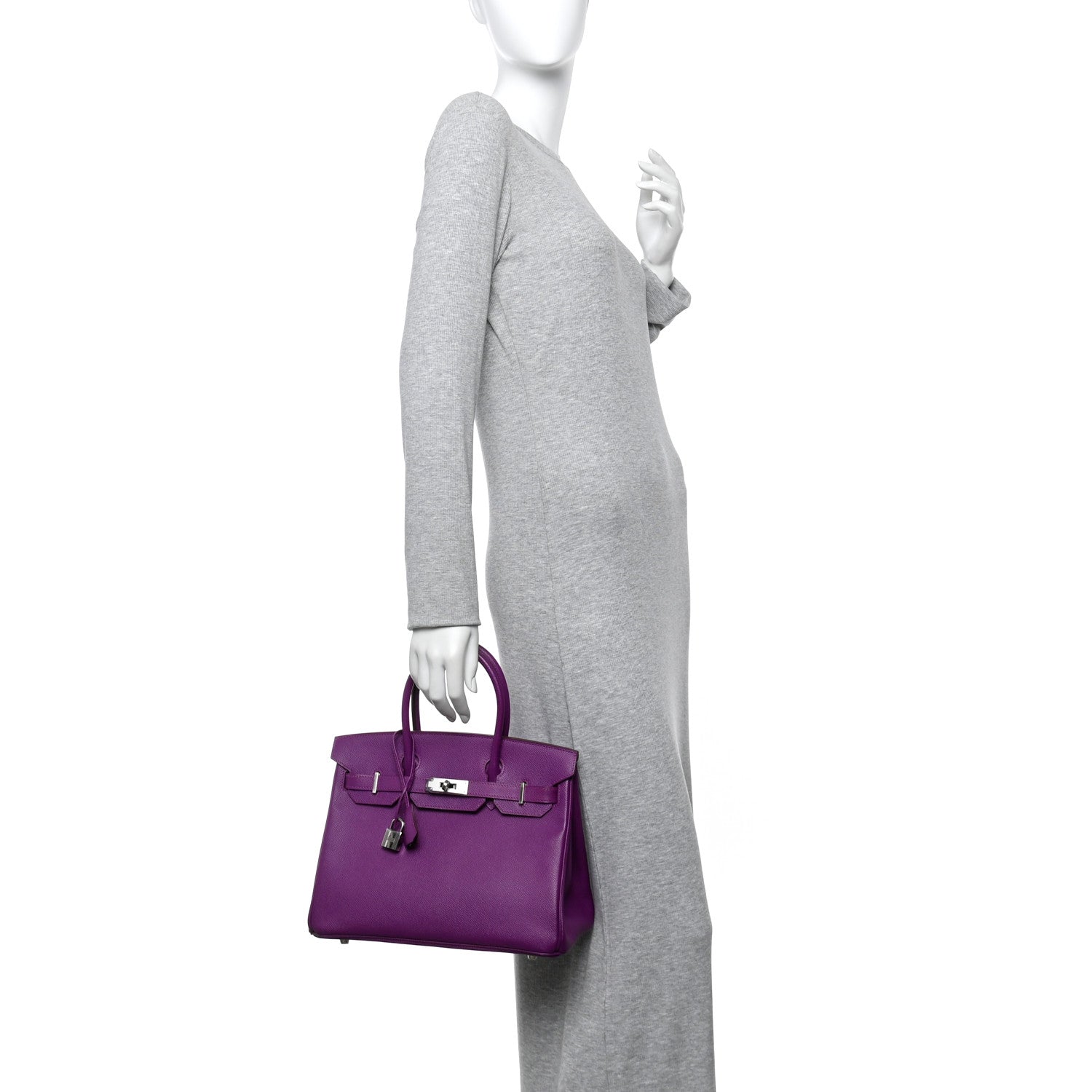 Hermes Epsom Birkin 30 Anemone 2 of 13