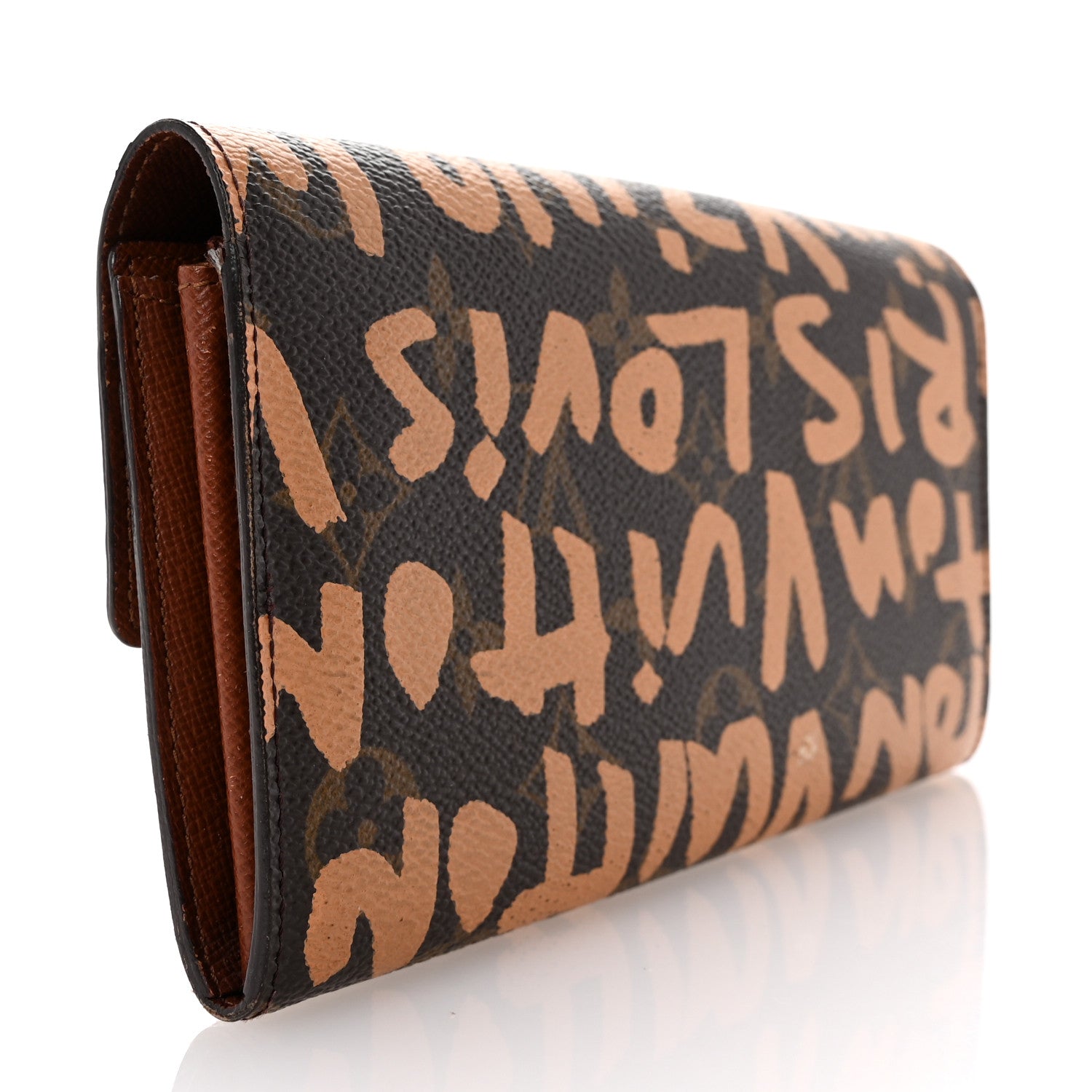Louis Vuitton Monogram Graffiti Porte-Monnaie Wallet Peach 3 of 6