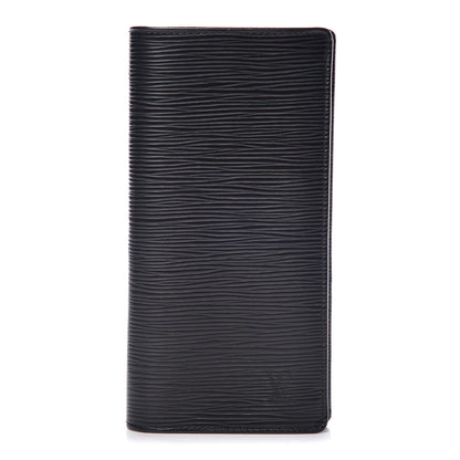 Louis Vuitton Epi Brazza Wallet Black 1 of 8