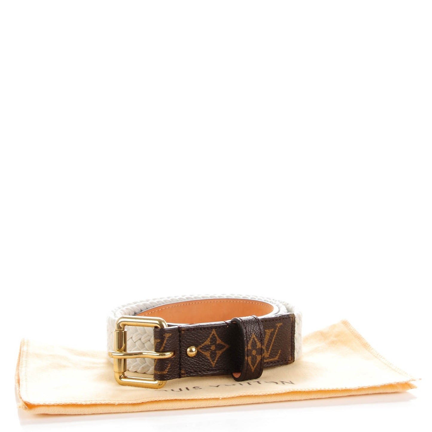 Monogram Woven Belt 80 32