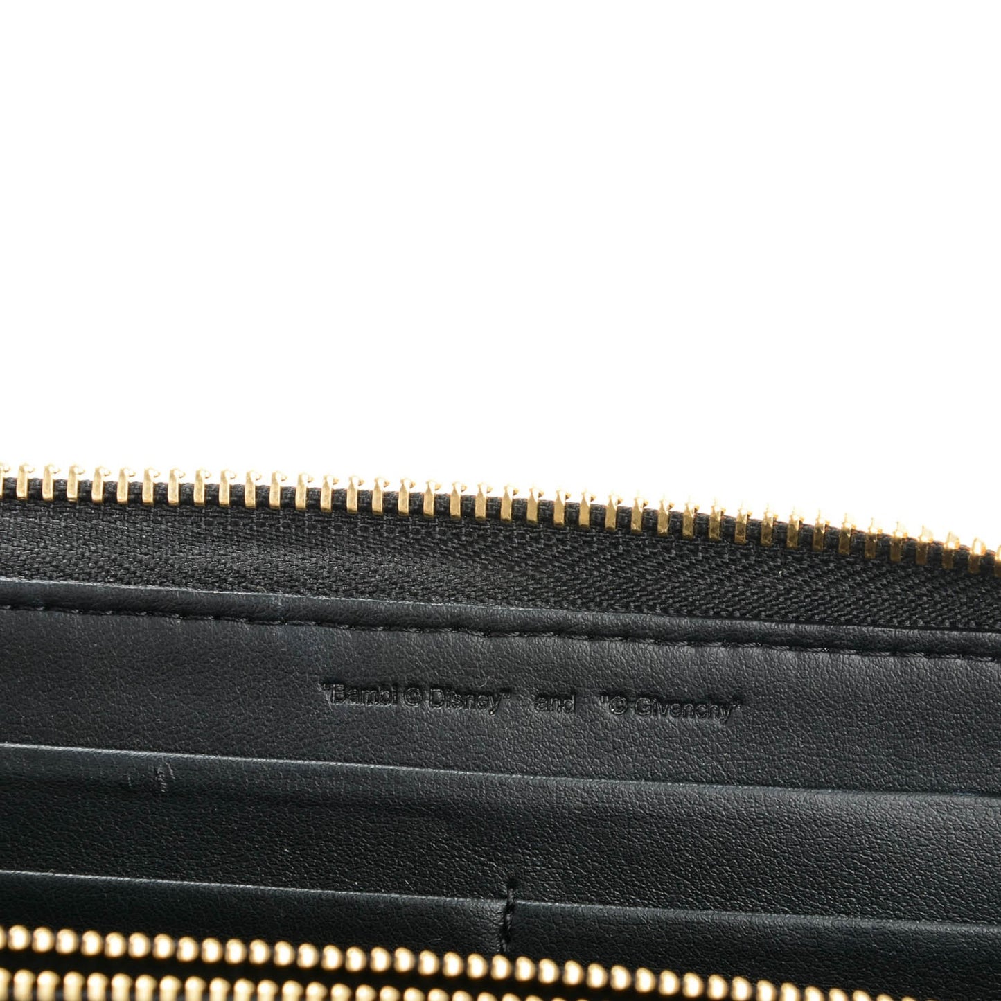 Textured Coated Canvas Iconic Bambi Print Zip Around Wallet