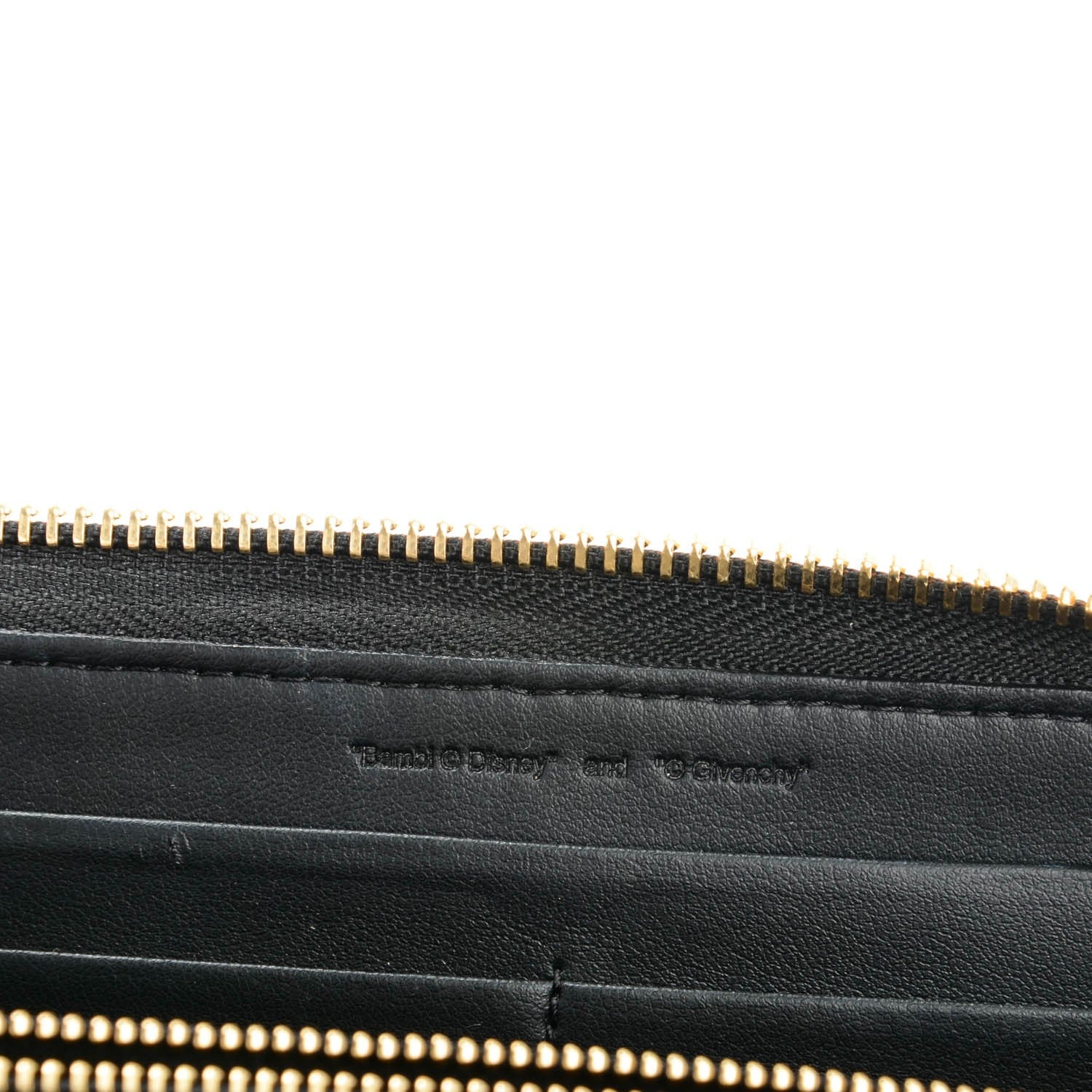 Givenchy Textured Coated Canvas Iconic Bambi Print Zip Around Wallet 7 of 8