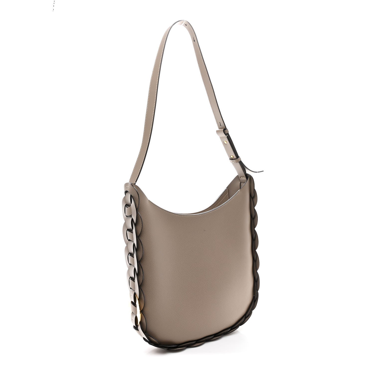 Chloe Small Grain Smooth Calfskin Medium Darryl Hobo Motty Grey 3 of 10