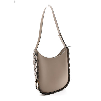 Chloe Small Grain Smooth Calfskin Medium Darryl Hobo Motty Grey 3 of 10