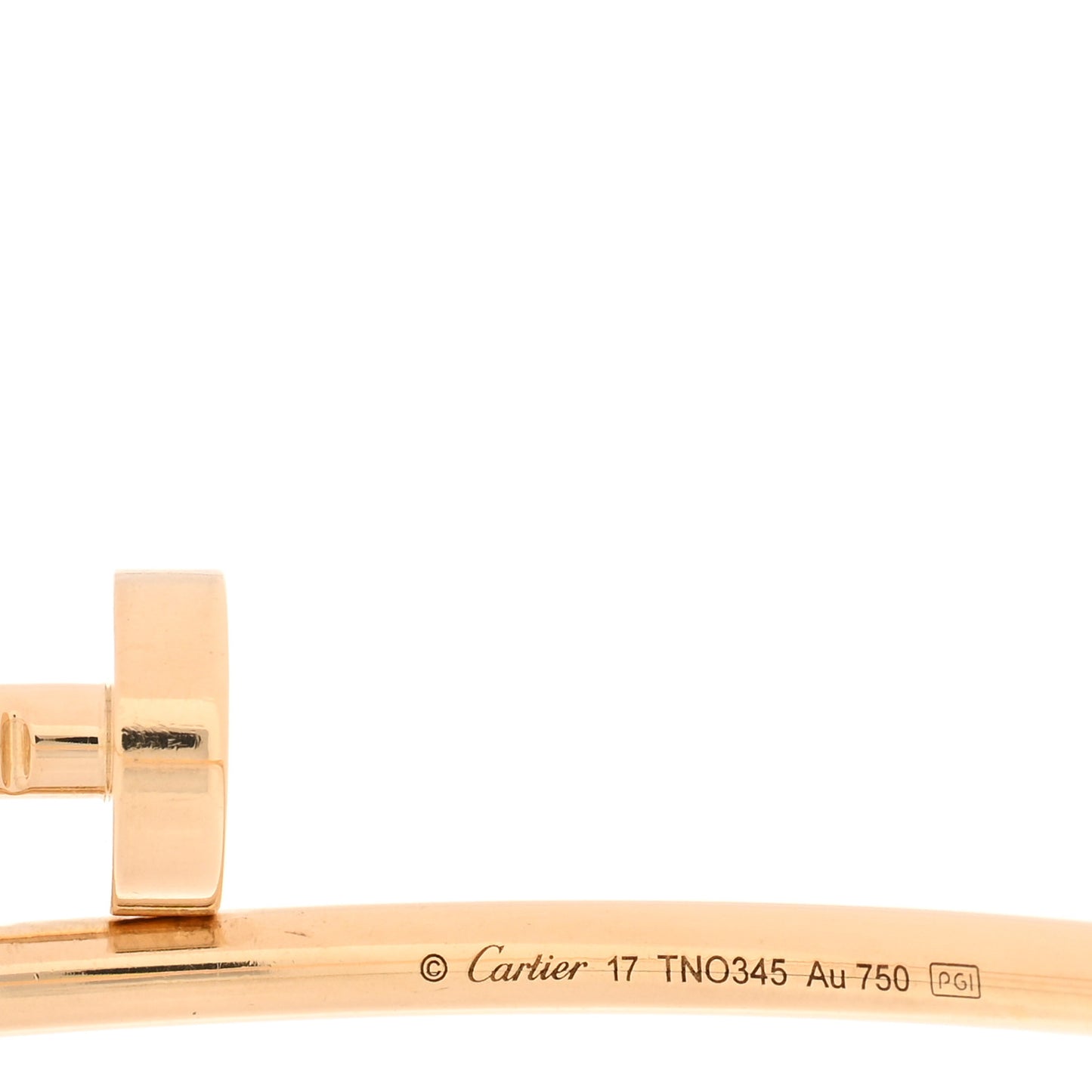 18K Yellow Gold Small Juste Un Clou Bracelet 17