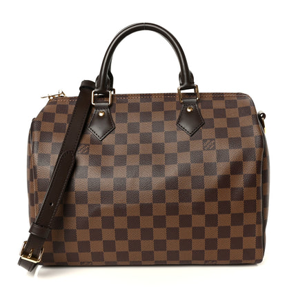 Louis Vuitton Damier Ebene Speedy Bandouliere 30 1 of 9
