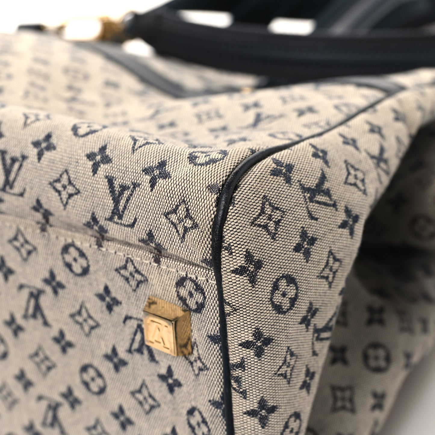 LOUIS VUITTON Mini Monogram Josephine GM Blue