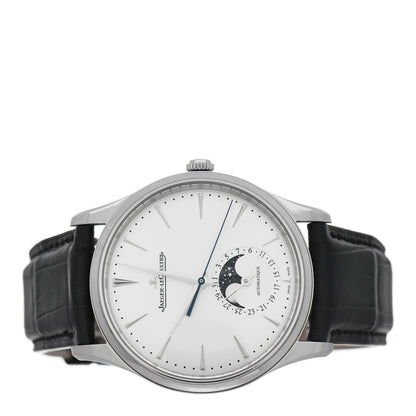 Jaeger-LeCoultre Stainless Steel Alligator 39mm Master Ultra Thin Moon Automatic Watch Q1368430 2 of 5