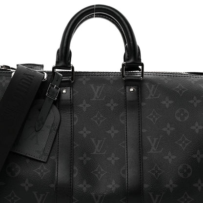 Louis Vuitton Monogram Eclipse Reverse Keepall Bandouliere 35 7 of 10