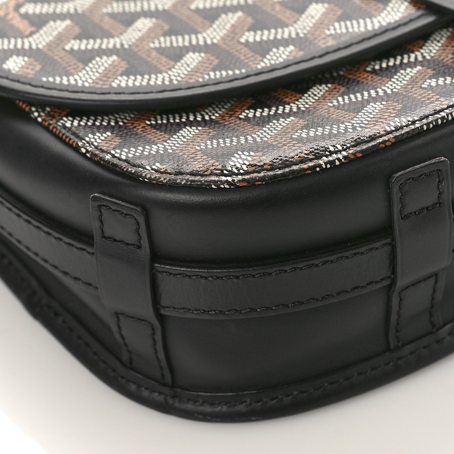Goyardine Belvedere II PM Messenger Bag Black