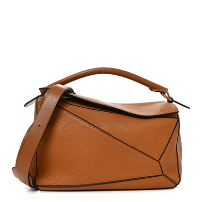 Loewe Calfskin Medium Puzzle Bag Tan 1 of 10