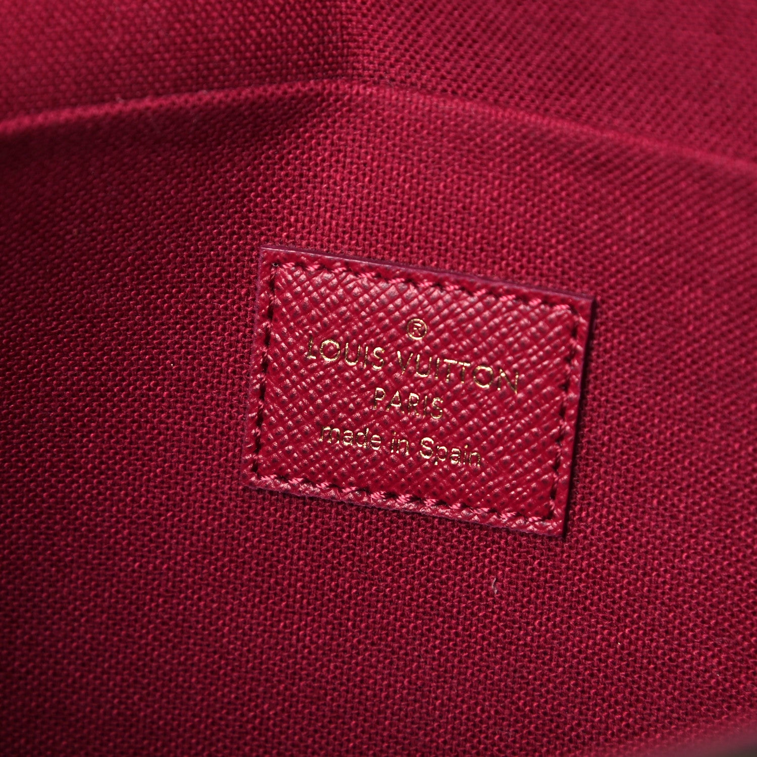 Louis Vuitton Monogram Pochette Felicie Chain Wallet Fuchsia 6 of 8