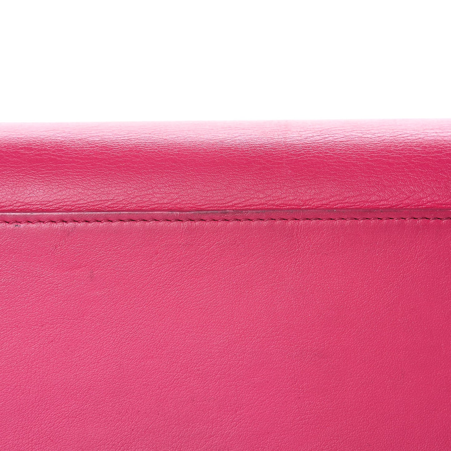 Calfskin Monogram Baby Cabas Fuchsia