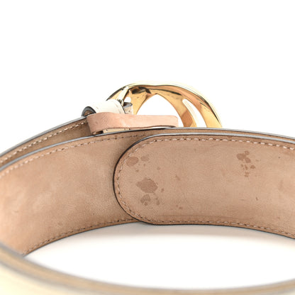 Gucci Guccissima Interlocking G Belt 75 30 Off White 6 of 6