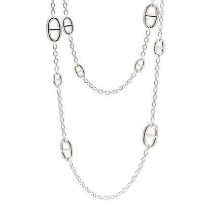 Hermes Sterling Silver Farandole Necklace 120 1 of 5