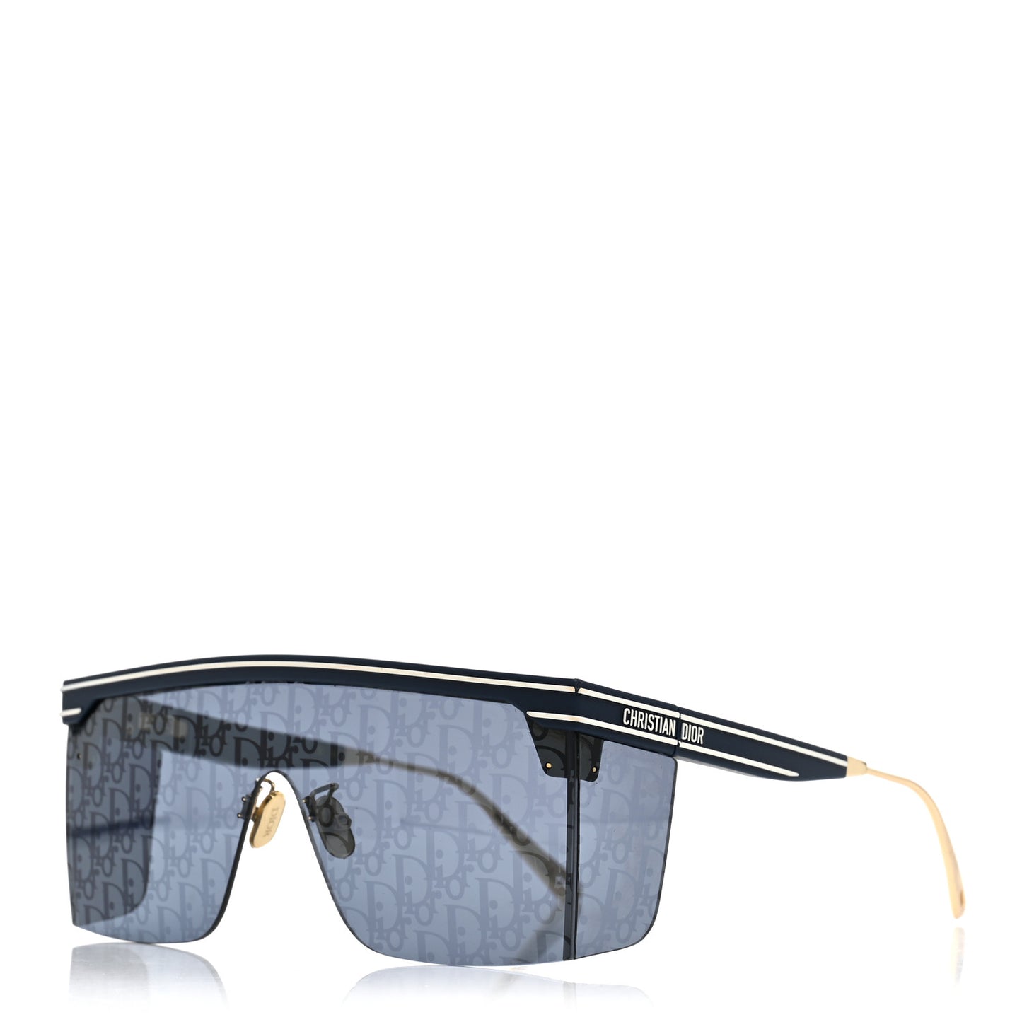Oblique Diorclub M1U Mask Sunglasses Blue