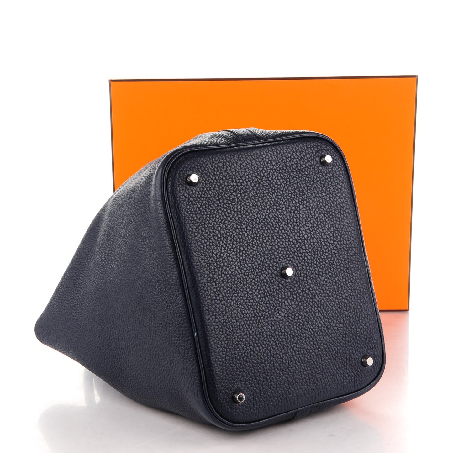 Taurillon Clemence Picotin Lock 26 GM Bleu Nuit