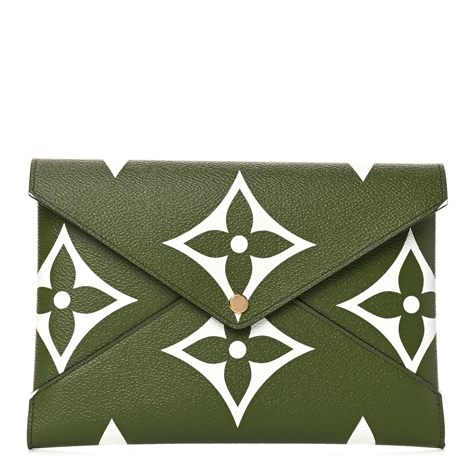 Louis Vuitton Monogram Giant Large Kirigami Pochette Kaki 1 of 11