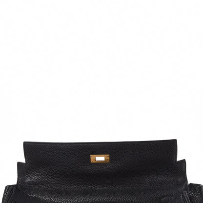 Hermes Taurillon Clemence Kelly Retourne 35 Black 10 of 40