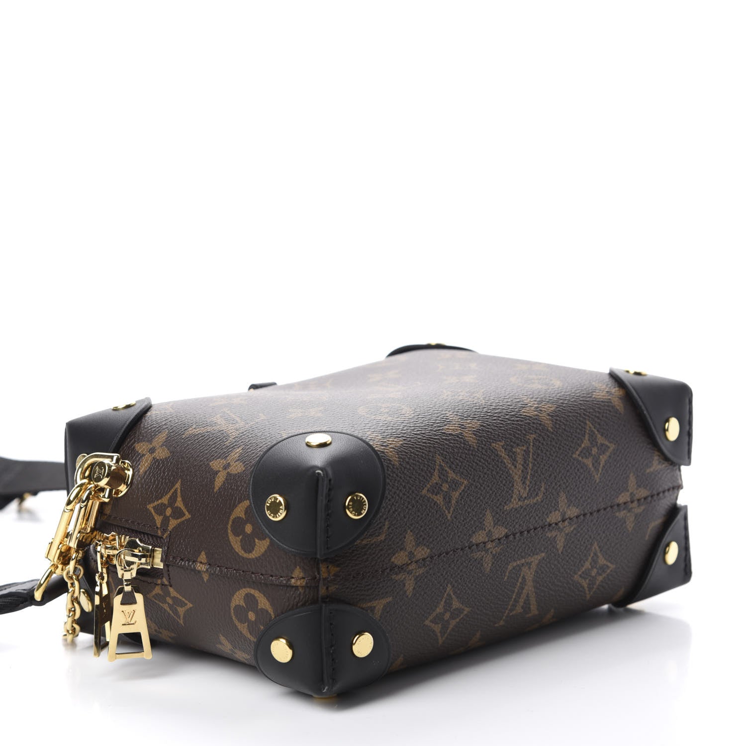 Louis Vuitton Monogram Petite Malle Souple Black 4 of 10