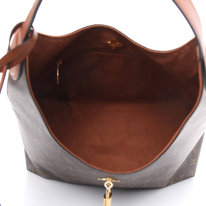 Louis Vuitton Monogram Flower Hobo Caramel 5 of 9