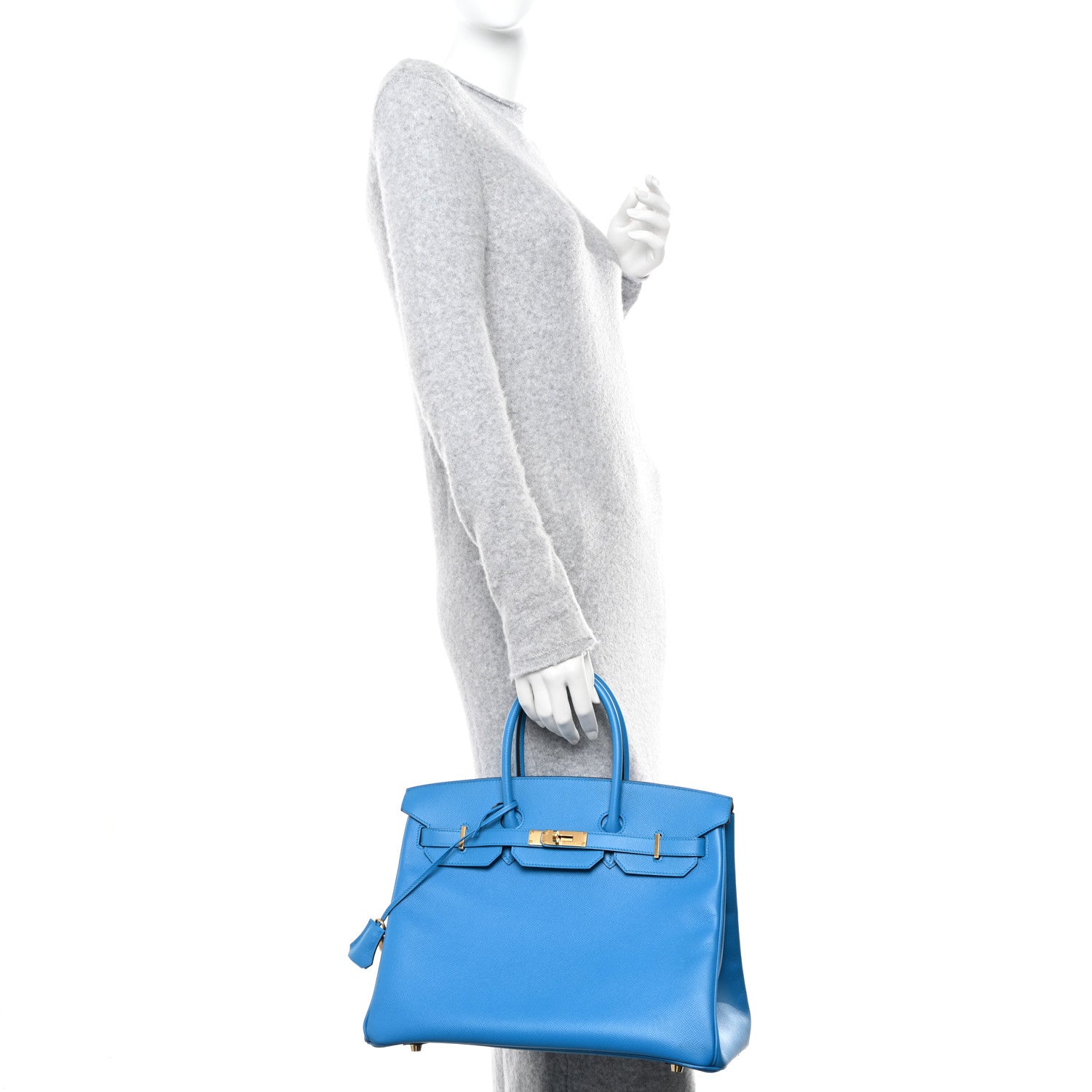Hermes Epsom Birkin 35 Bleu Zanzibar 2 of 12