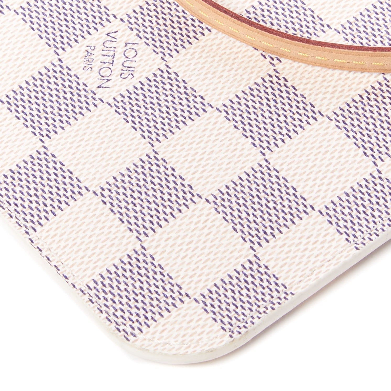 Louis Vuitton Damier Azur Neverfull MM GM Pochette 5 of 8