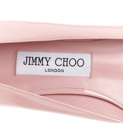 Jimmy Choo Patent Crystal Flats 37 Pink 8 of 8