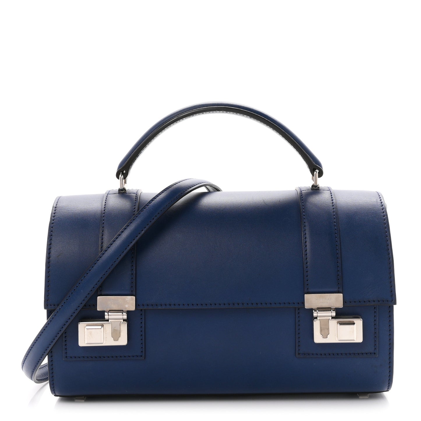 Box Calfskin Cabotin Blue