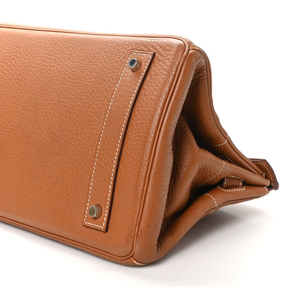 Hermes Taurillon Clemence JPG Birkin 42 Gold 10 of 10