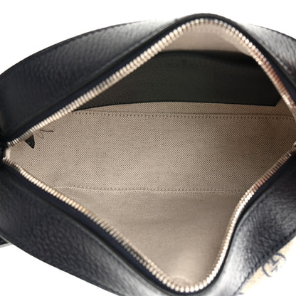 Gucci GG Supreme Monogram Textured Dollar Calfskin Web Small Ophidia Camera Bag Beige Blue 5 of 12