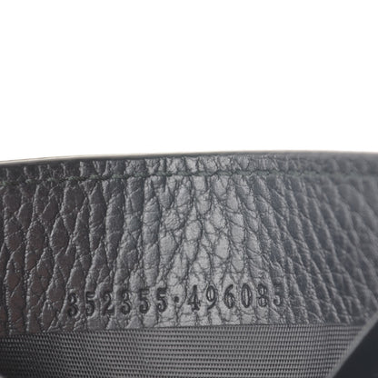Gucci Calfskin Mens Money Clip Bi-Fold Wallet Black 7 of 7