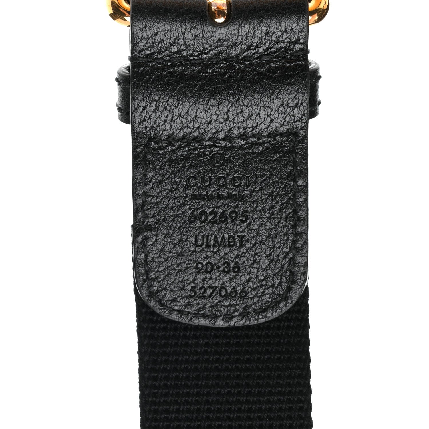 Gucci Textured Dollar Calfskin Music is Mine Belt Bag 90 36 Crop Multicolor Black 9 of 12