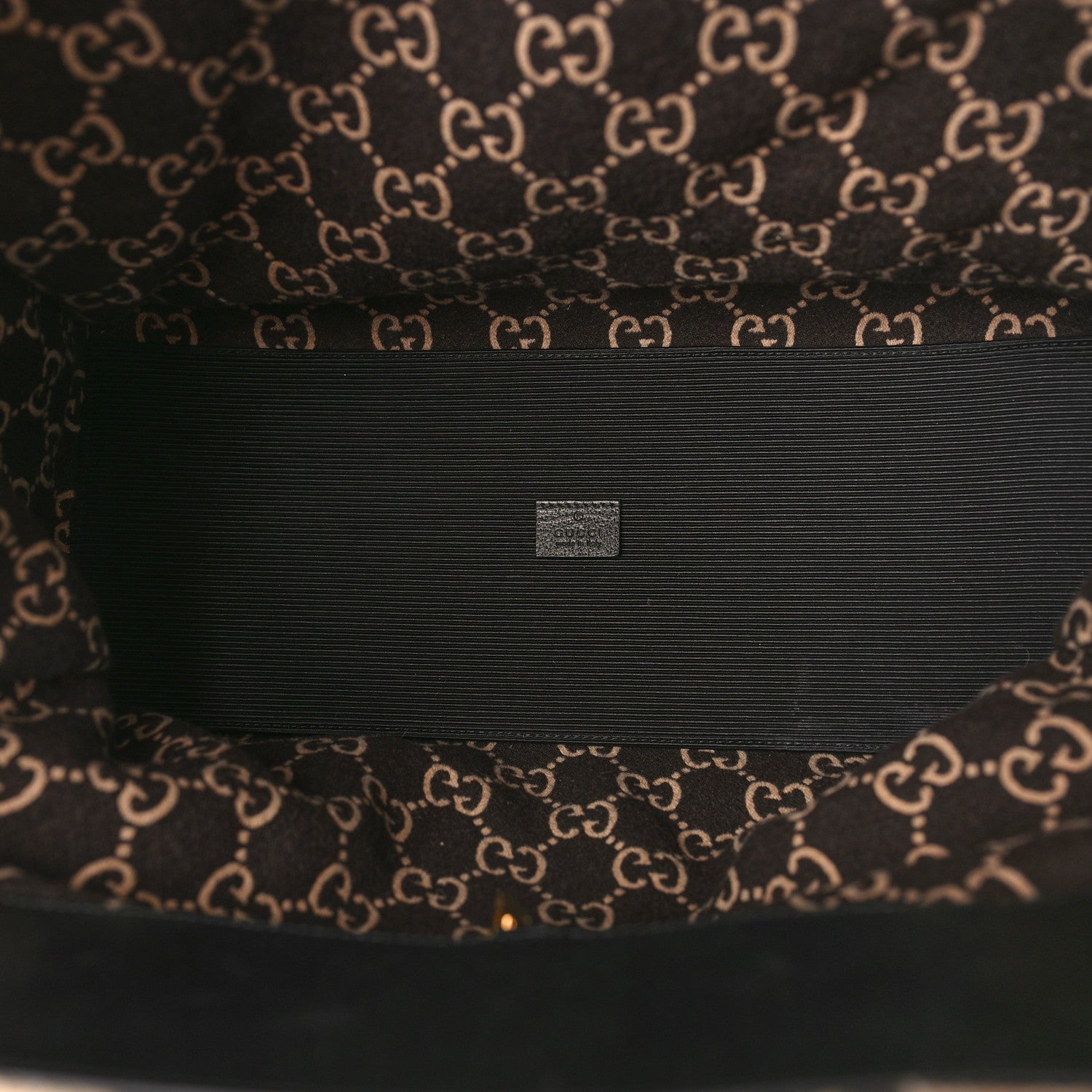 Gucci Covered Wool GG Monogram Large Tote Bag Beige Ebony 5 of 8