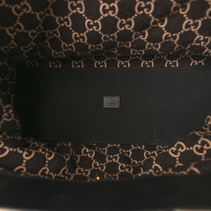 Gucci Covered Wool GG Monogram Large Tote Bag Beige Ebony 5 of 8
