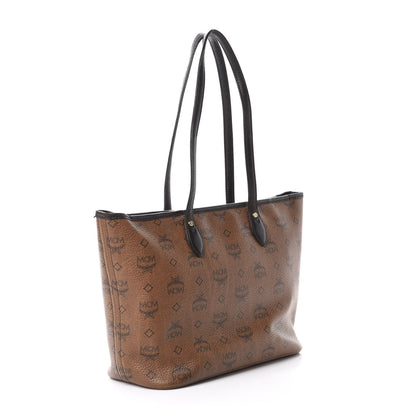 MCM Visetos Dog Bone Shopper Tote Brown 3 of 11