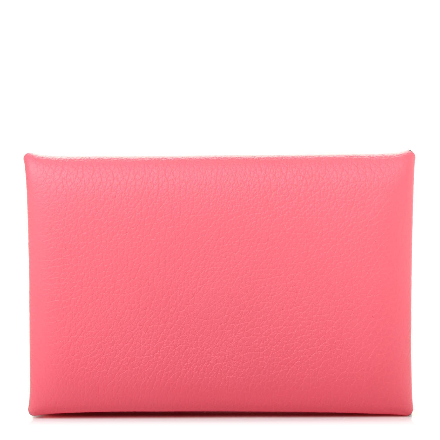 Hermes Evercolor Calvi Card Case Rose Azalee 1 of 7
