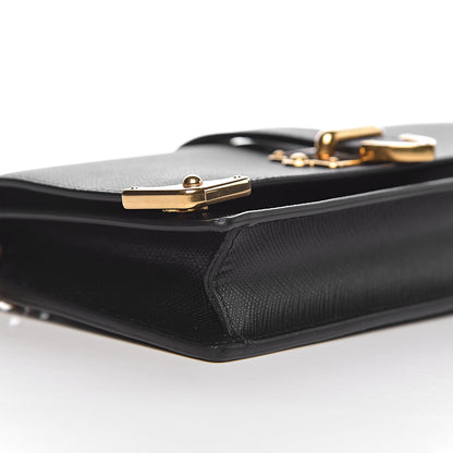 Prada Saffiano Cahier Mini Bag Black 8 of 11