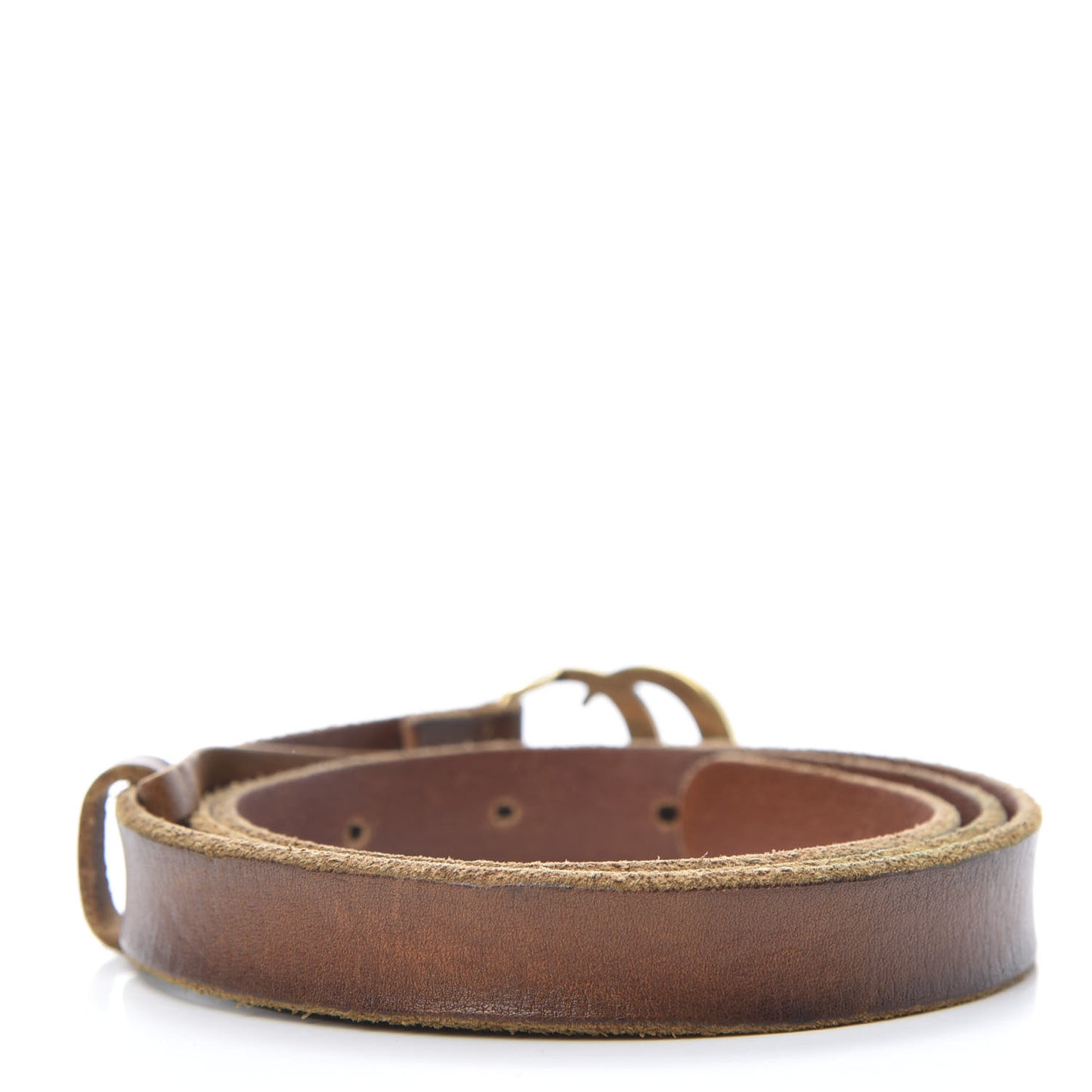 Faded Calfskin Double G 20mm Belt 85 34 Cuir