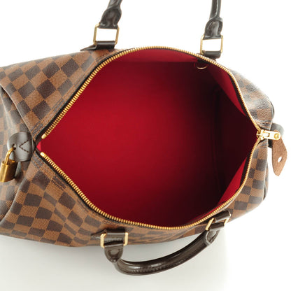 Louis Vuitton Damier Ebene Speedy 35 7 of 9