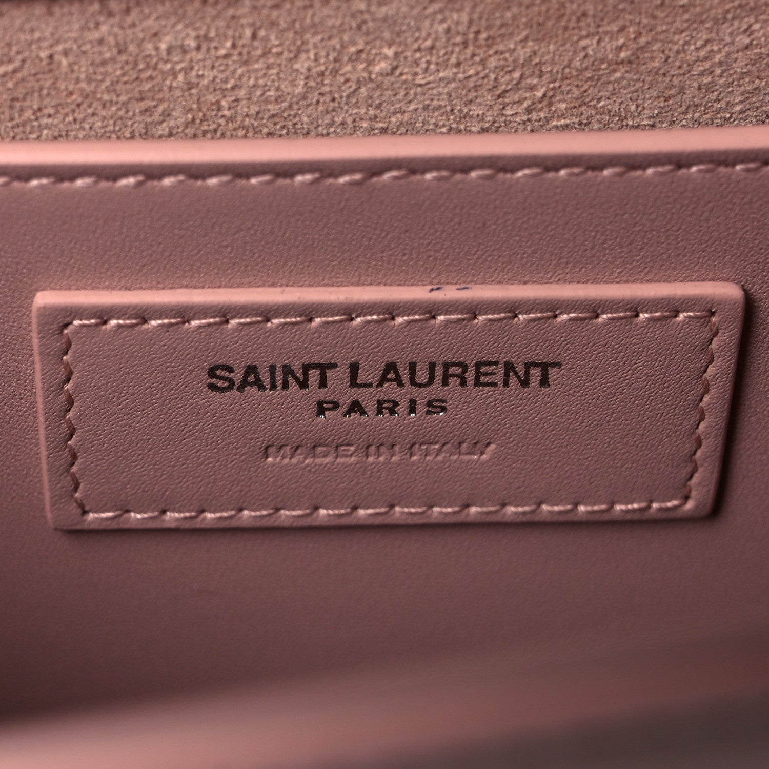 Saint Laurent Smooth Calfskin Medium Classic Monogram Kate Tassel Satchel Pink 10 of 15