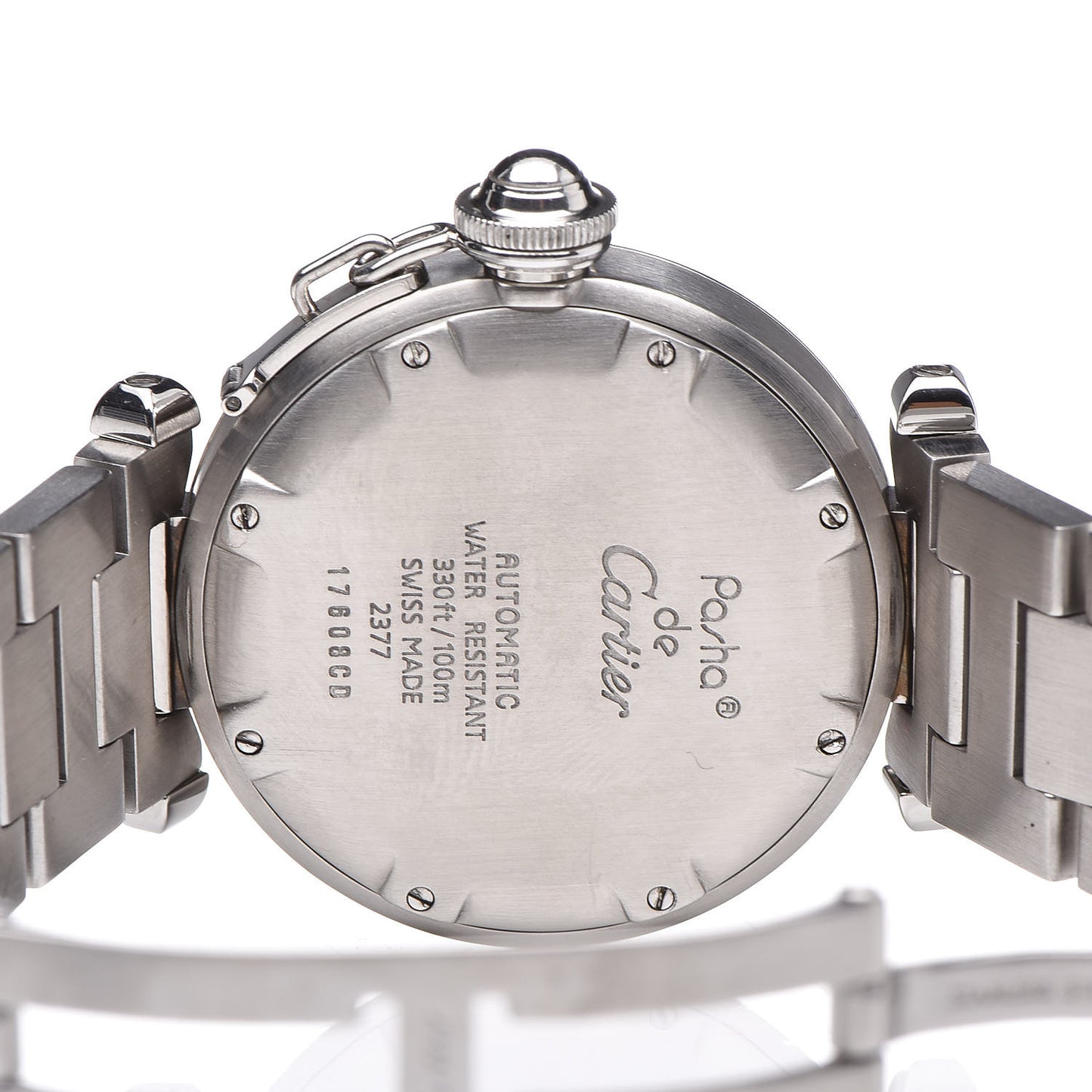 Stainless Steel 35mm Pasha GMT Automatic Watch