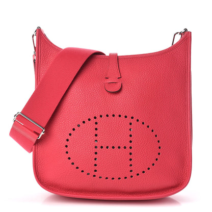 Hermes Taurillon Clemence Evelyne III PM Rose Extreme 1 of 10