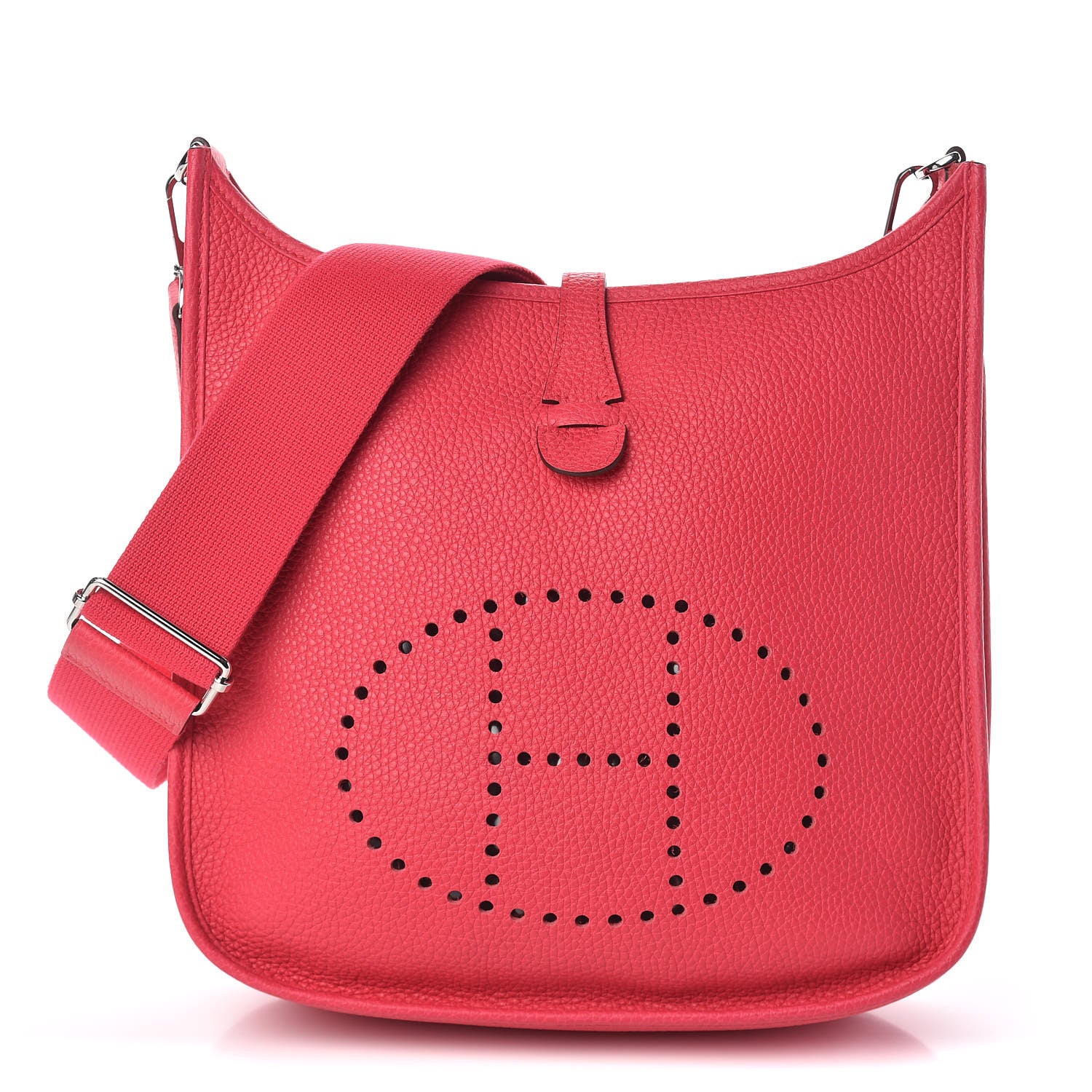 Hermes Taurillon Clemence Evelyne III PM Rose Extreme 1 of 9