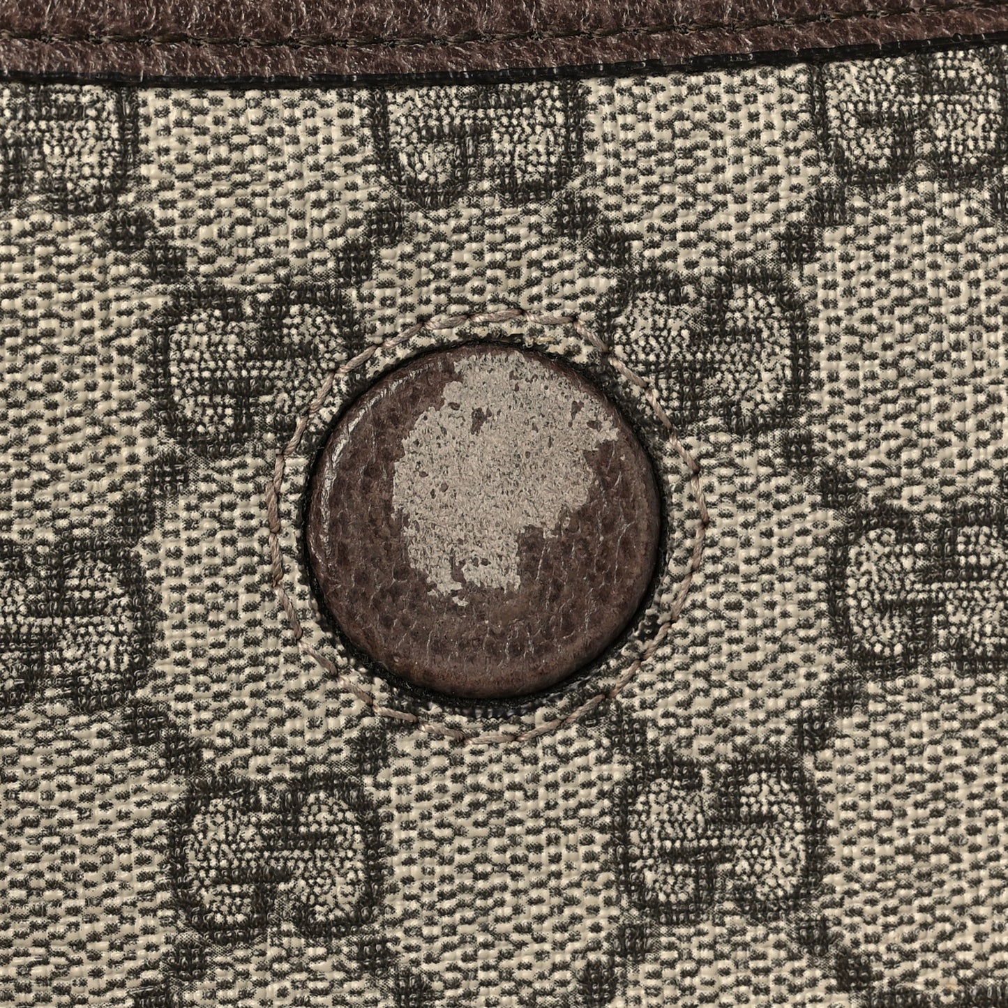 GG Supreme Monogram Neo Vintage Web Belt Bag Brown