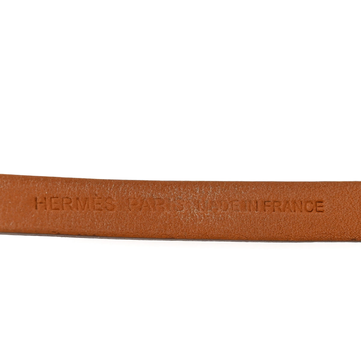 Barenia Baby Pavane Double Tour Bracelet XS Fauve