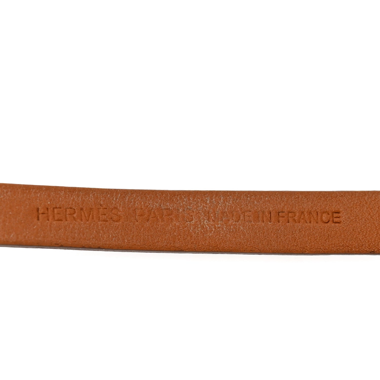 Hermes Barenia Baby Pavane Double Tour Bracelet XS Fauve 4 of 7