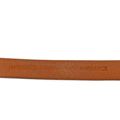 Hermes Barenia Baby Pavane Double Tour Bracelet XS Fauve 4 of 7