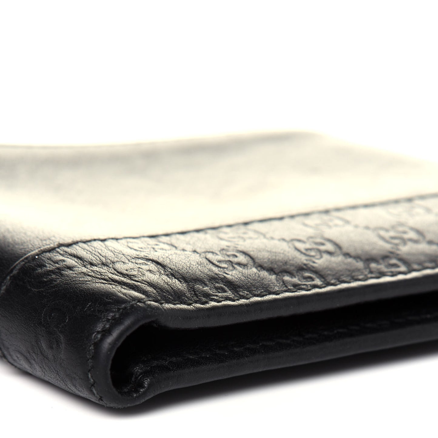 Guccissima Calfskin Bi-Fold Wallet Black